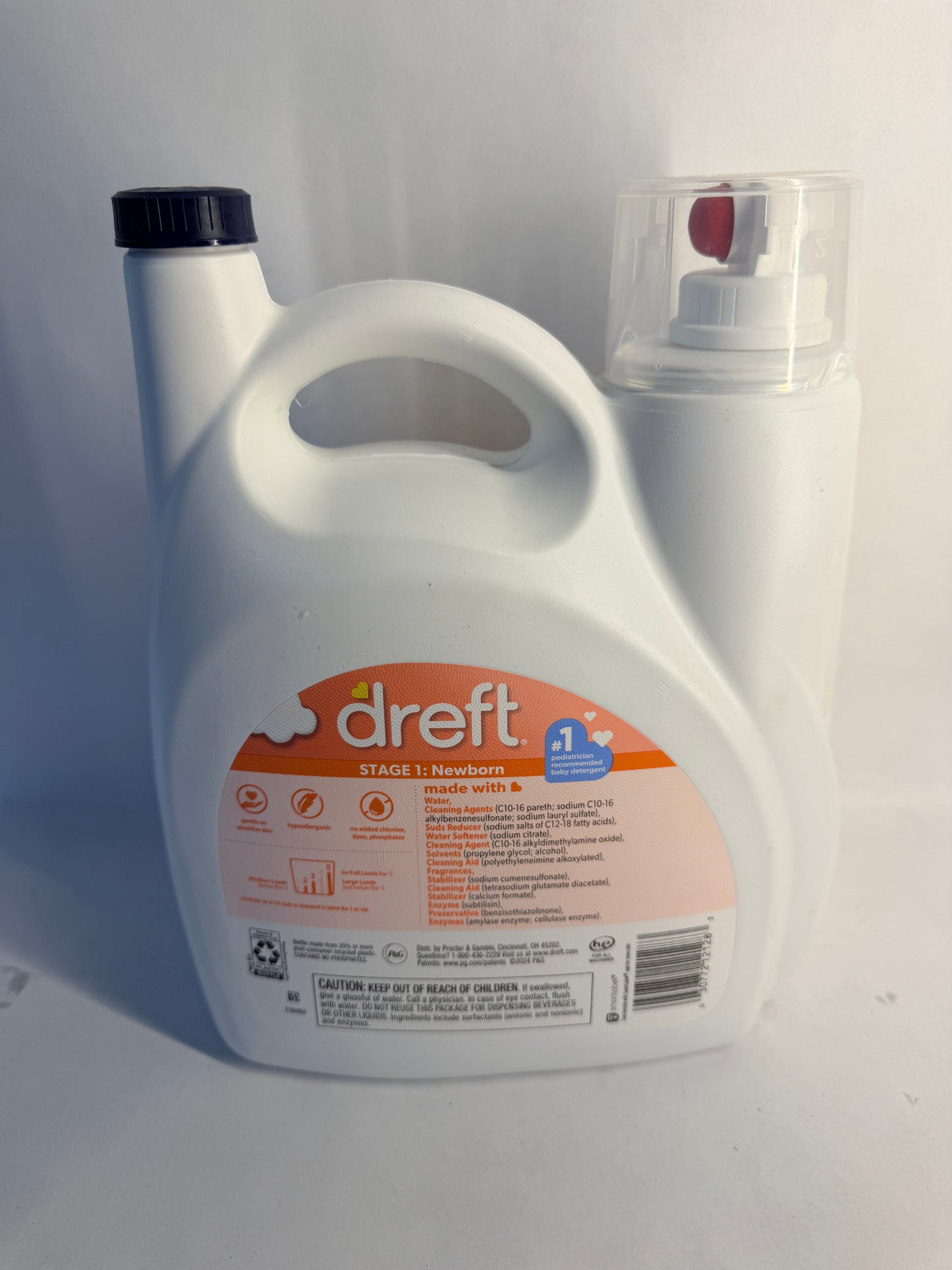 Dreft Baby Liquid Laundry Detergent 150 fl oz 114 Loads