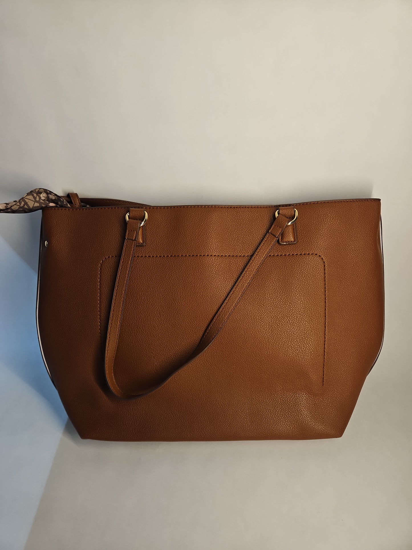 Anne Klein Tote Bag with Bag Charm - Hazelnut