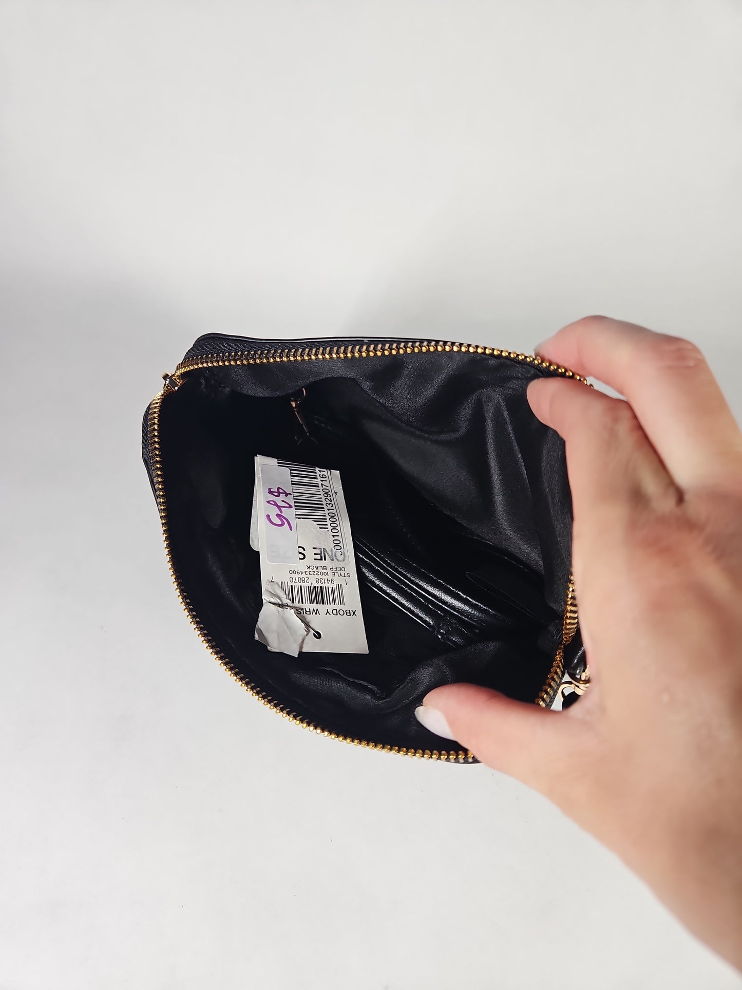 Giani Bernini Crossbody Wristlet - Deep Black