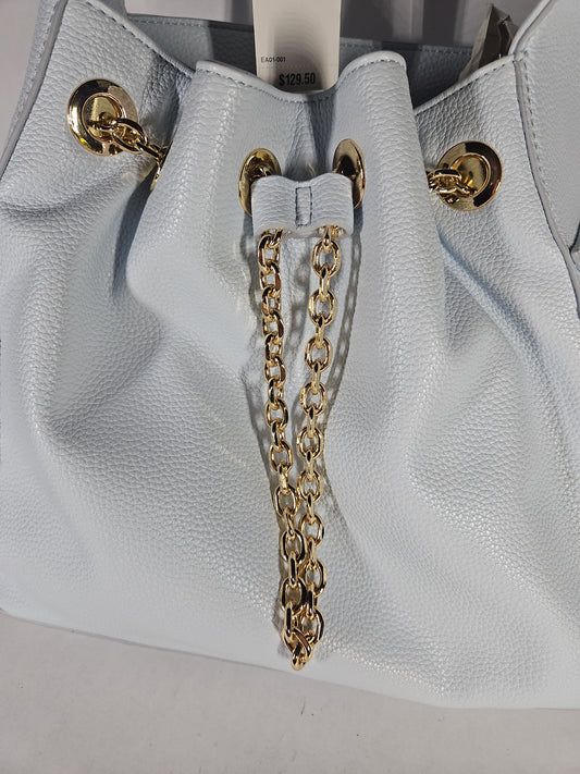 On 34th Somynn Solid Large Shoulder Bag - Diamond Blue
