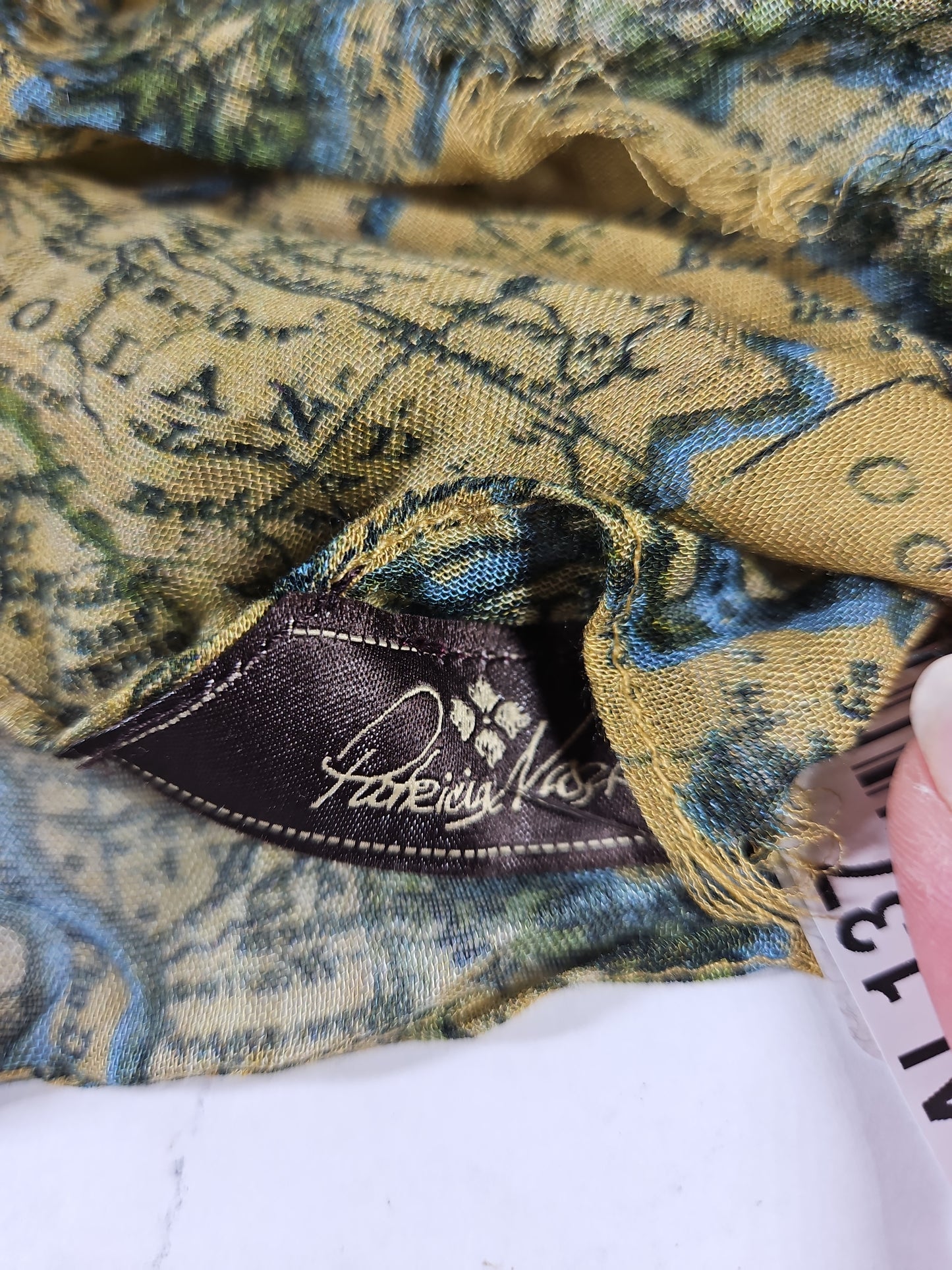 Patricia Nash Vintage Scarf – European Map