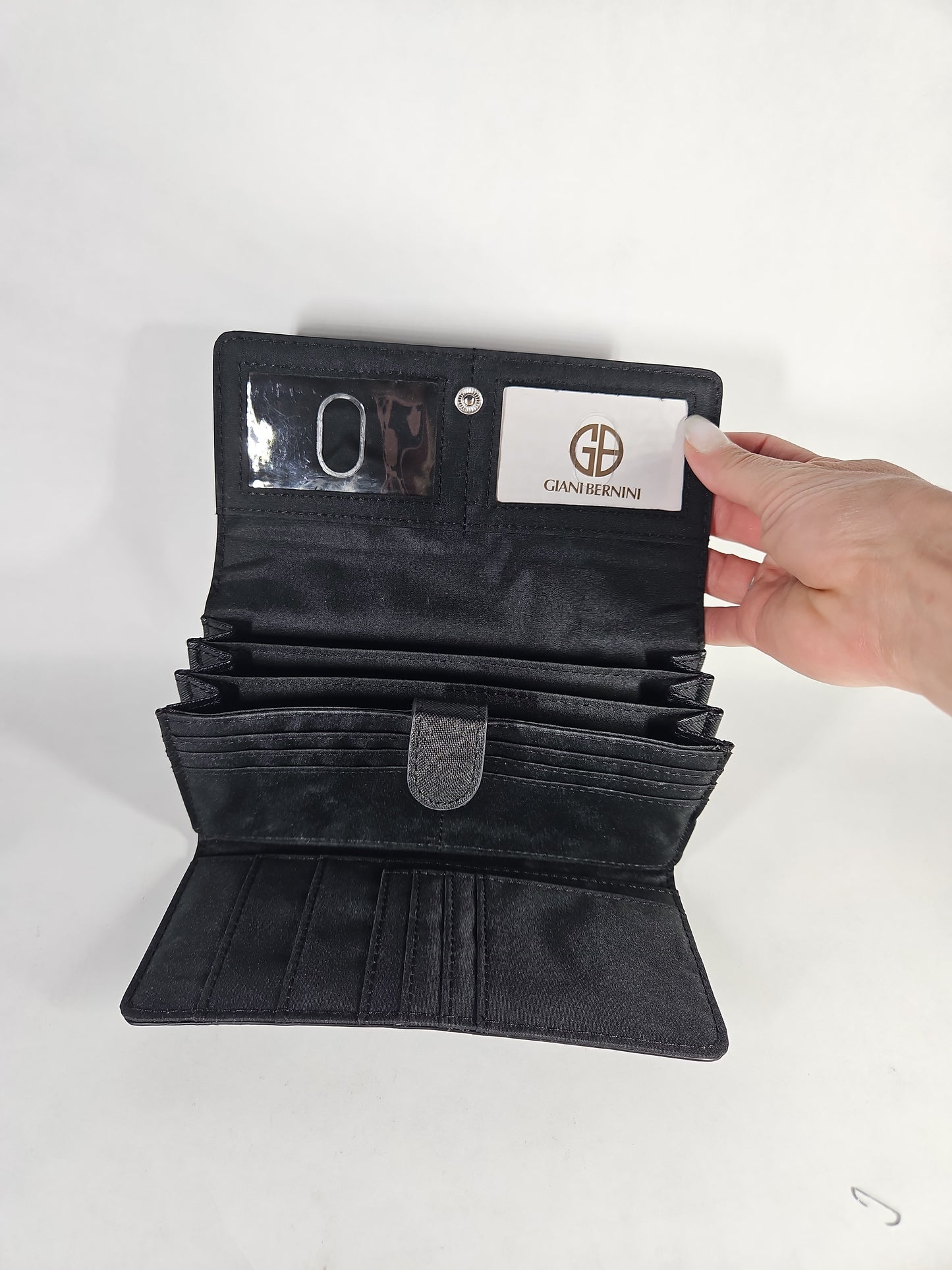 Giani Bernini Receipt Manager Wallet – Black