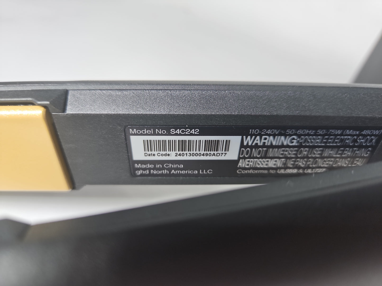 ghd Original Styler 1" Flat Iron Hair Straightener – Black