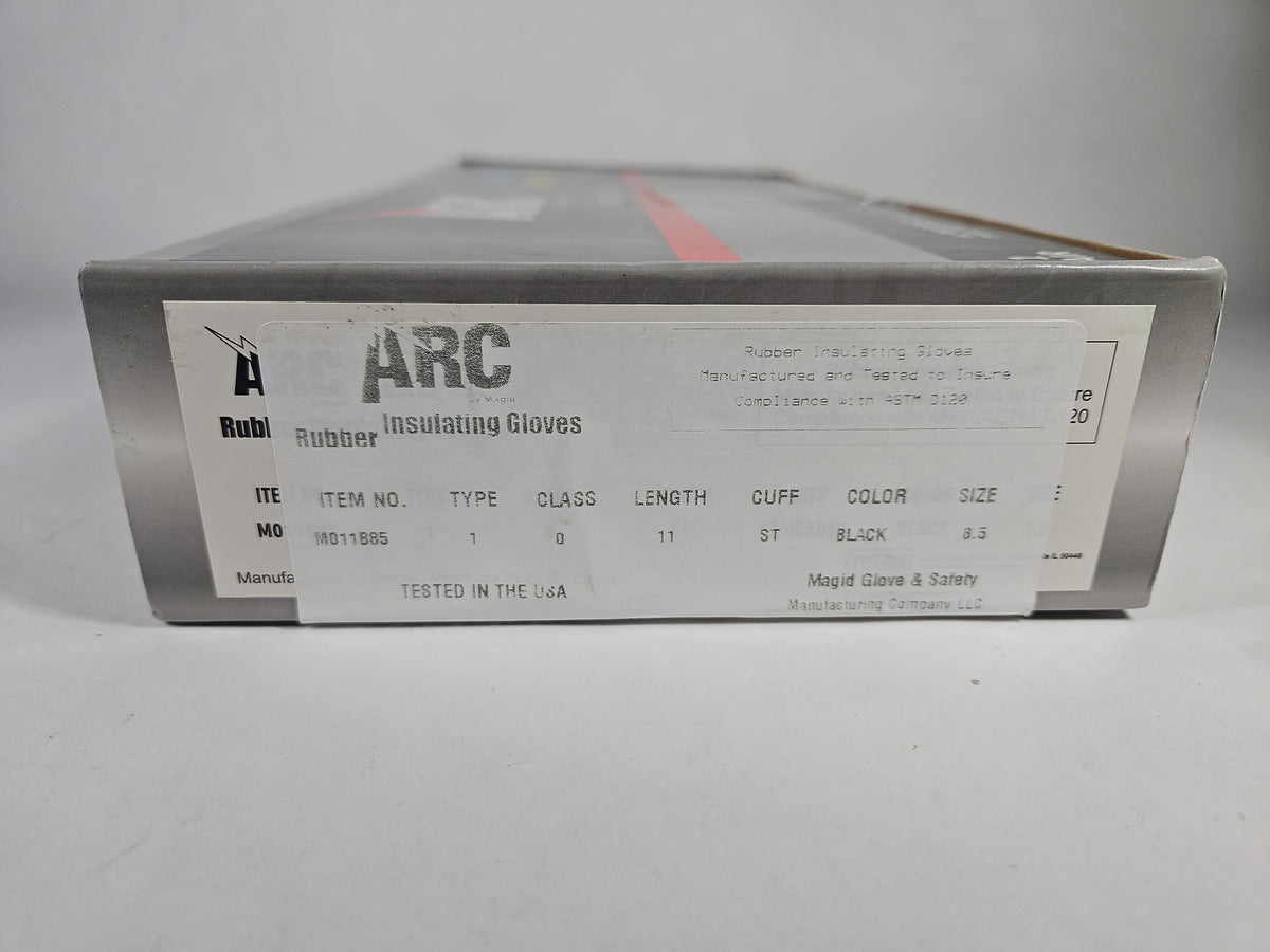 Magid A.R.C. Class 0 Electrical Insulating Gloves – Black, Size 8.5