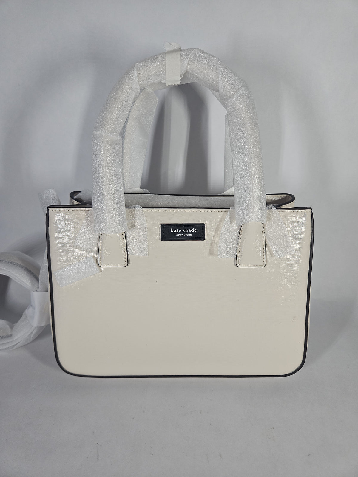 Kate Spade Sam Icon Square Tote – Parchment