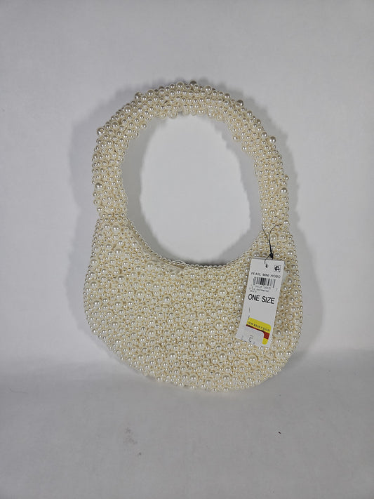 I.N.C. International Concepts All Over Pearl Pouch Clutch – Pearl
