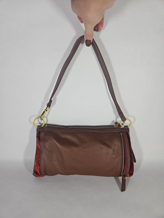 Hammitt Kyle Small Handbag – Monarch Velvet/Antique Gold