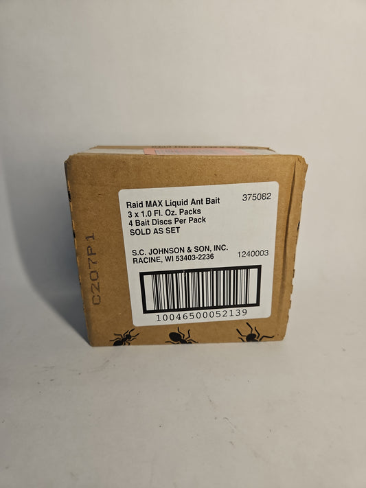 Raid MAX Liquid Ant Bait – 12 Count