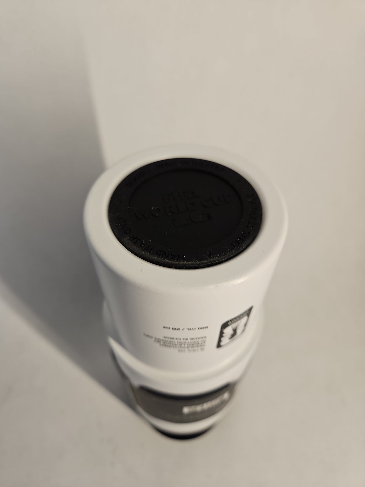 FIFA We Are 26 Logo Stainless Steel Tumbler – White, 20 oz