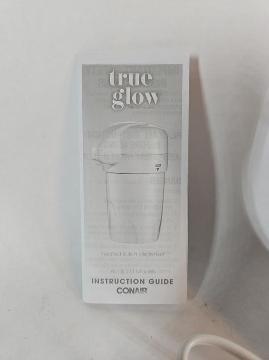 True Glow by Conair Heated Lotion Dispenser (Open Box, Like New)