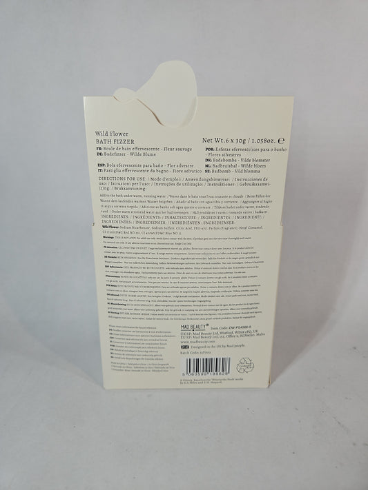 Winnie The Pooh Bath Fizzers, Wild Flower, 6 Pack