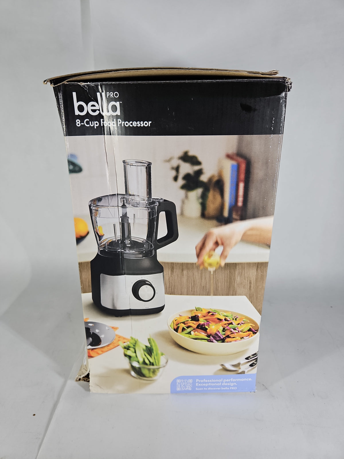 bella PRO 8-Cup Food Processor 90220 – Stainless Steel – Open Box