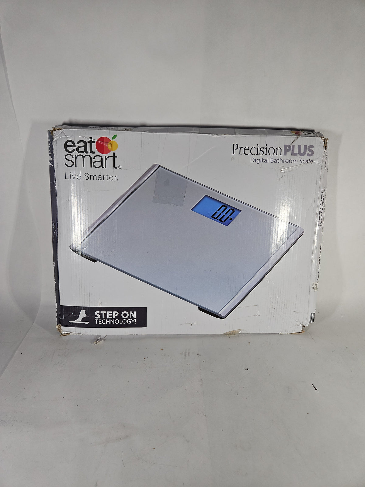 Eat Smart Precision Plus Digital Bathroom Scale ESBS-05 440 lb - Silver