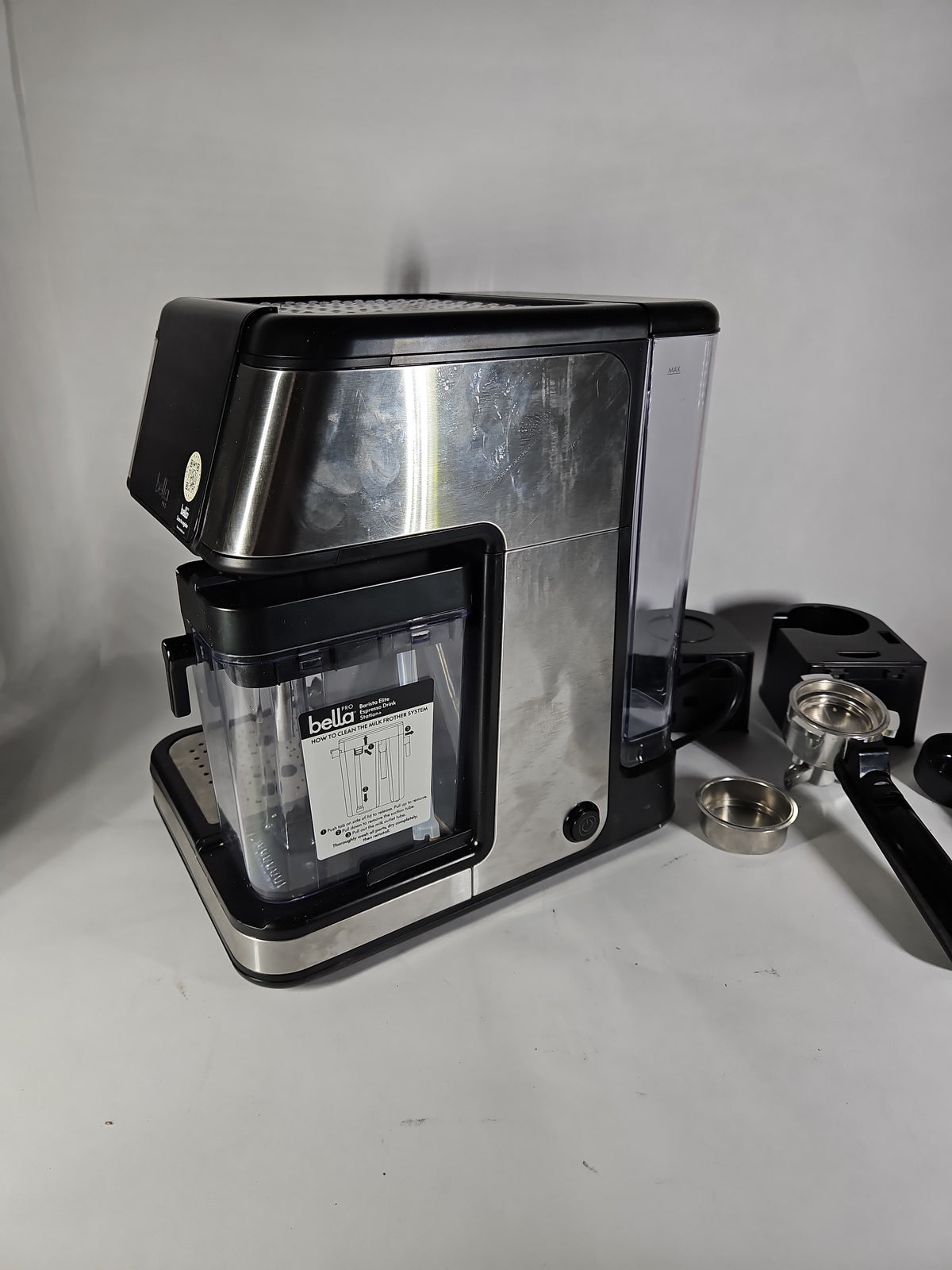 bella PRO Barista Elite Espresso Drink Station+ 90277 - Stainless Steel - Used