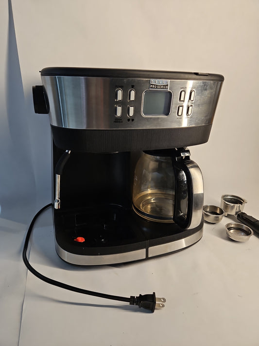 bella PRO Combo 19-Bar Espresso & 10-Cup Drip Coffee Maker 90267 - Used, No Box