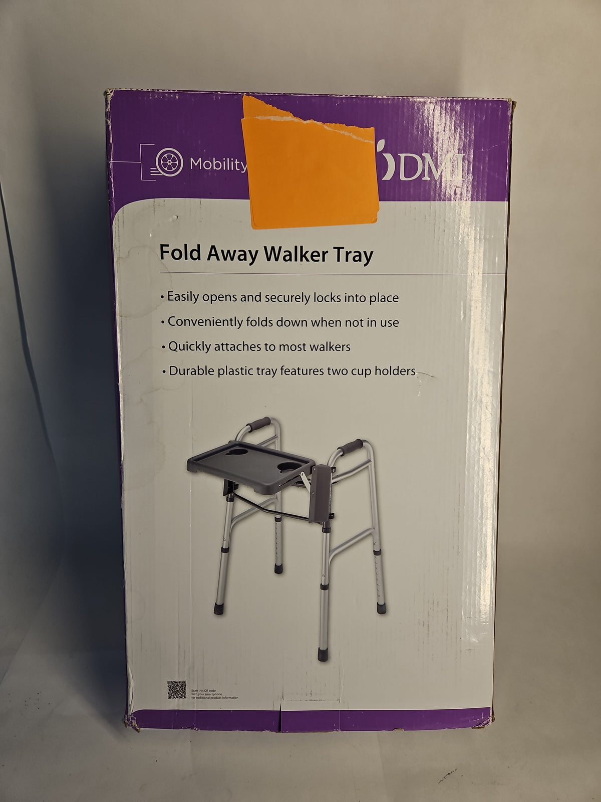 DMI Fold Away Walker Tray with Cup Holders