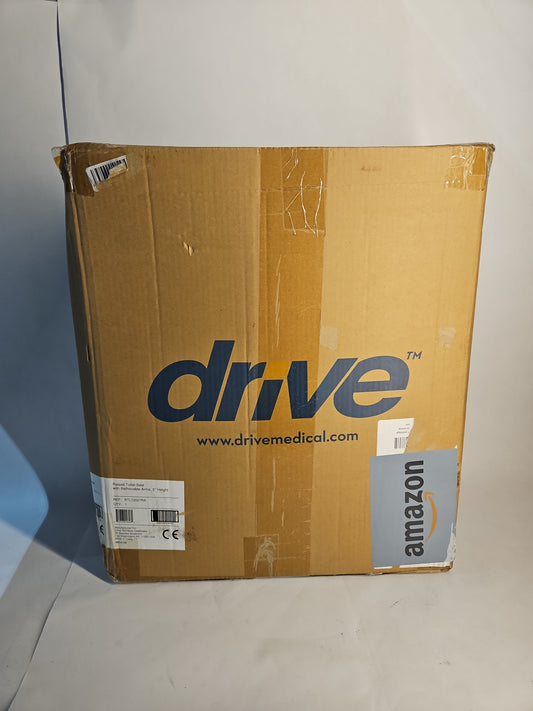 Drive Medical Raised Toilet Seat with Arms 5 Inch Height
