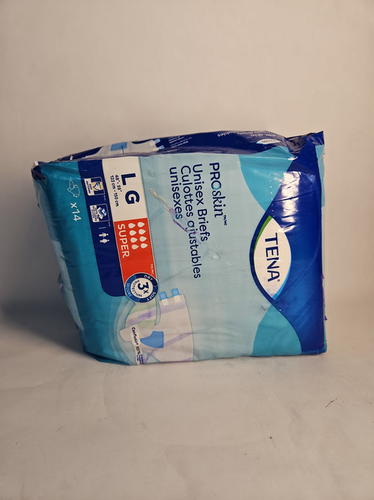 Tena ProSkin Unisex Briefs Super Large 14 Count