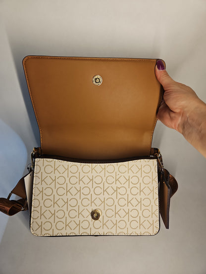 Calvin Klein Marin Crossbody Bag Vanilla H6AEJAS7 [New/NWT/Used] Women's Purse