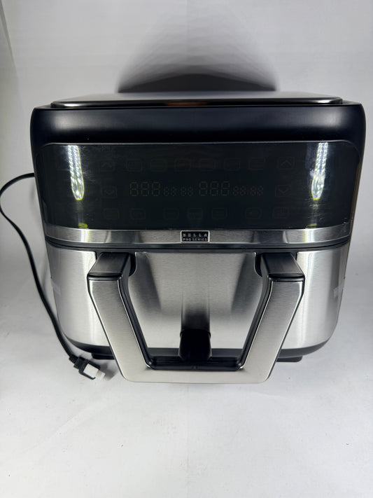 bella PRO 9 Qt TriZone Air Fryer Dual Flex Basket 90242 - Stainless Steel