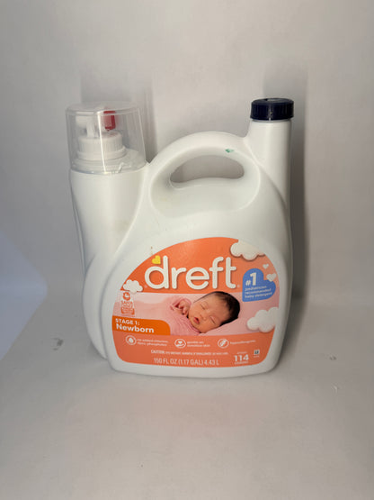 Dreft Baby Liquid Laundry Detergent 150 fl oz 114 Loads