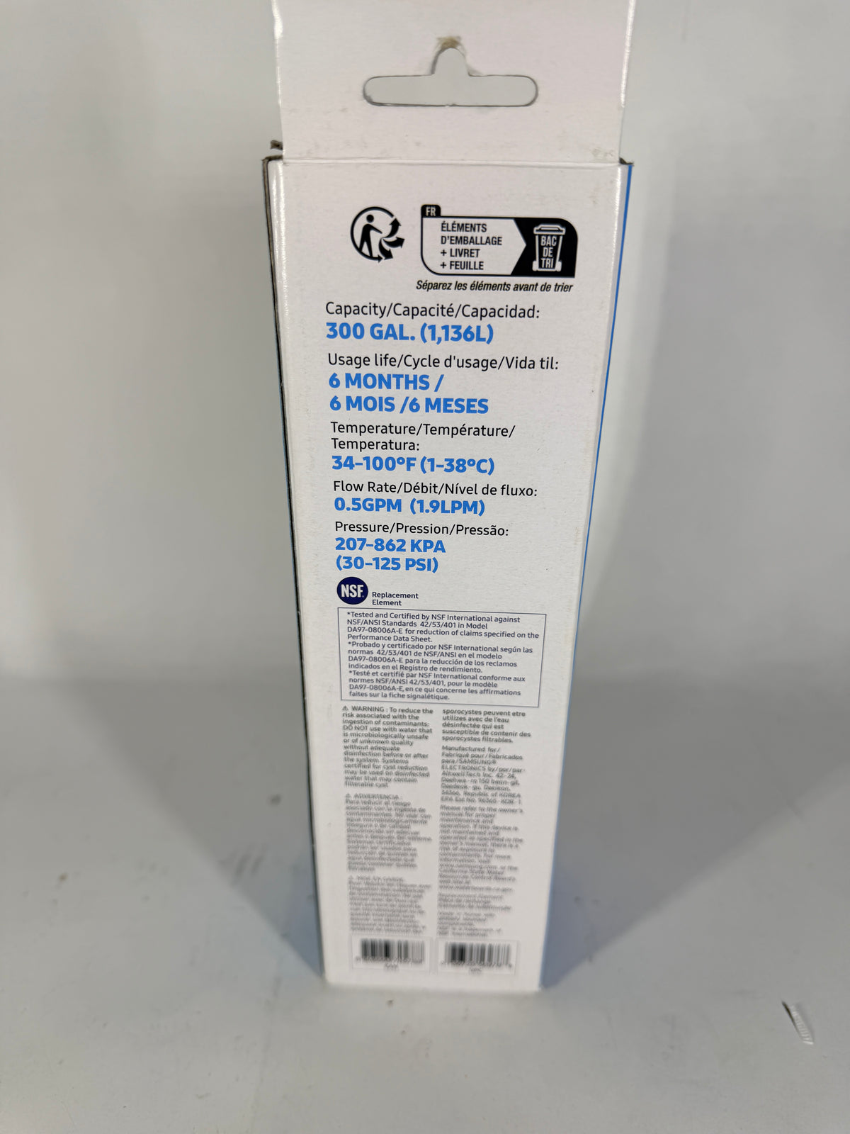 Samsung HAF-CIN Genuine Refrigerator Water Filter DA29-00020B