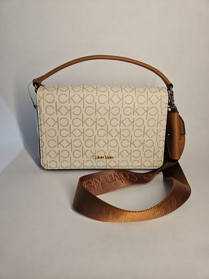 Calvin Klein Marin Crossbody Bag Vanilla H6AEJAS7 [New/NWT/Used] Women's Purse