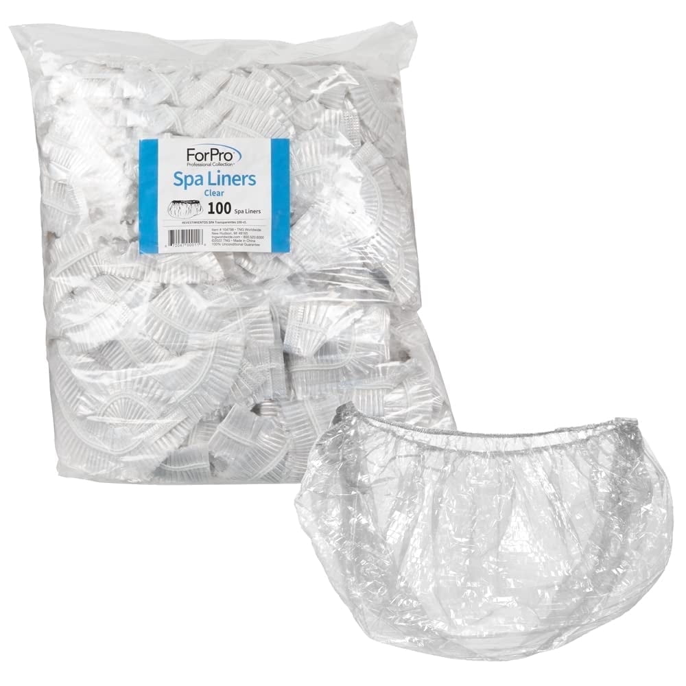 ForPro Spa Liners, Clear, 100 Count