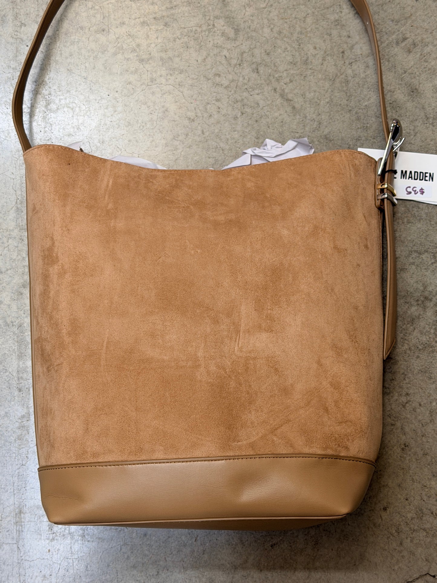 Steve Madden Denise Bag - Tan Suede - 198190974482