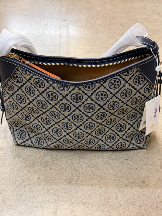 Tory Birch T Monogram Medium Shoulder Bag - Navy - 197865407041