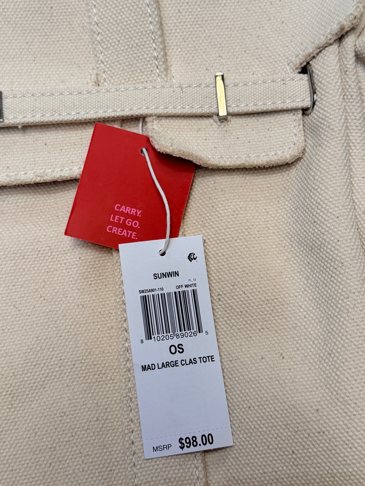 Sunwin Large Madaket Classic Tote Bag Marine Beige