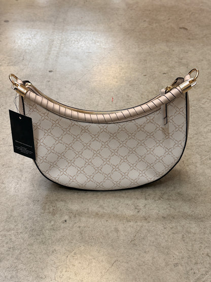 Nine West Sonnet Mini Shoulder Bag - Cream Logo Print
