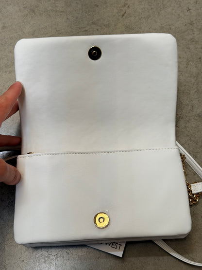 Nine West Emberly Mini Quilted Crossbody Bag - Optic White