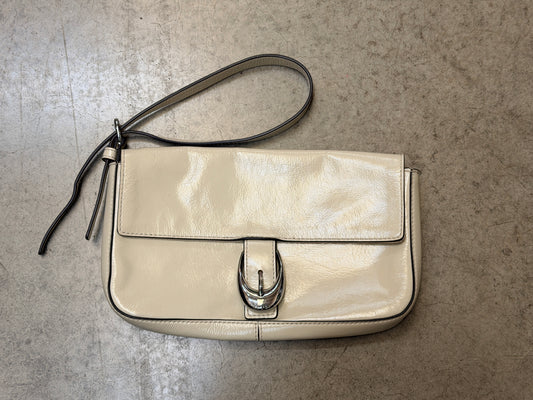 Staud Harlow Genuine Leather Clutch - Cream - 198429008506