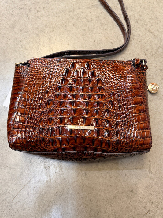 Brahmin Hillary Small Leather Crossbody - Pecan Melbourne - 749034354269