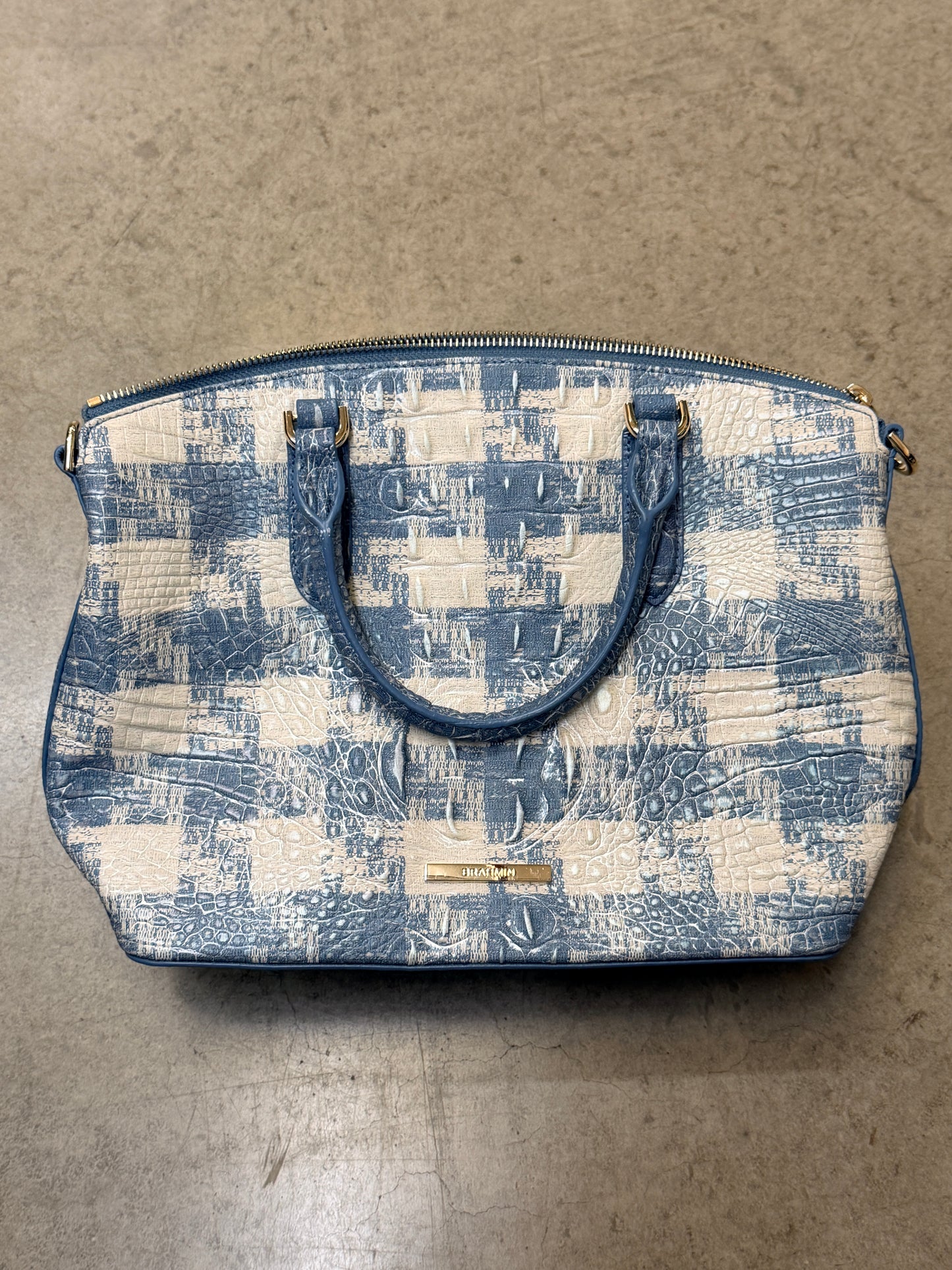 Brahmin Duxbury Sakura Satchel Bag - Blue - 749034422401