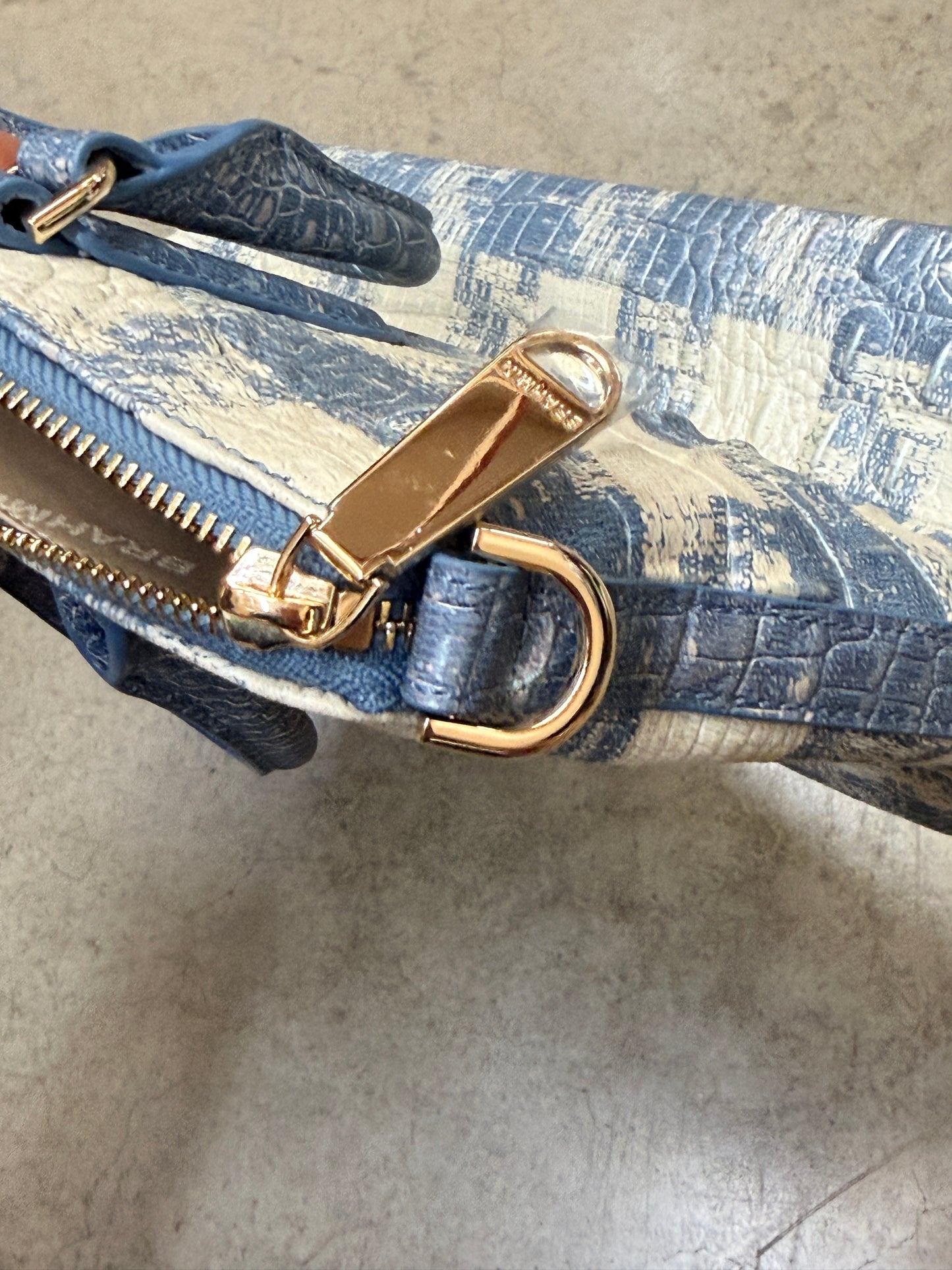 Brahmin Duxbury Sakura Satchel Bag - Blue - 749034422401