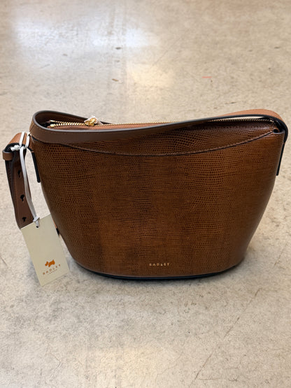 Radley London Kensal Faux Lizard Ziptop Crossbody Bag - Saddle - 5063370002840