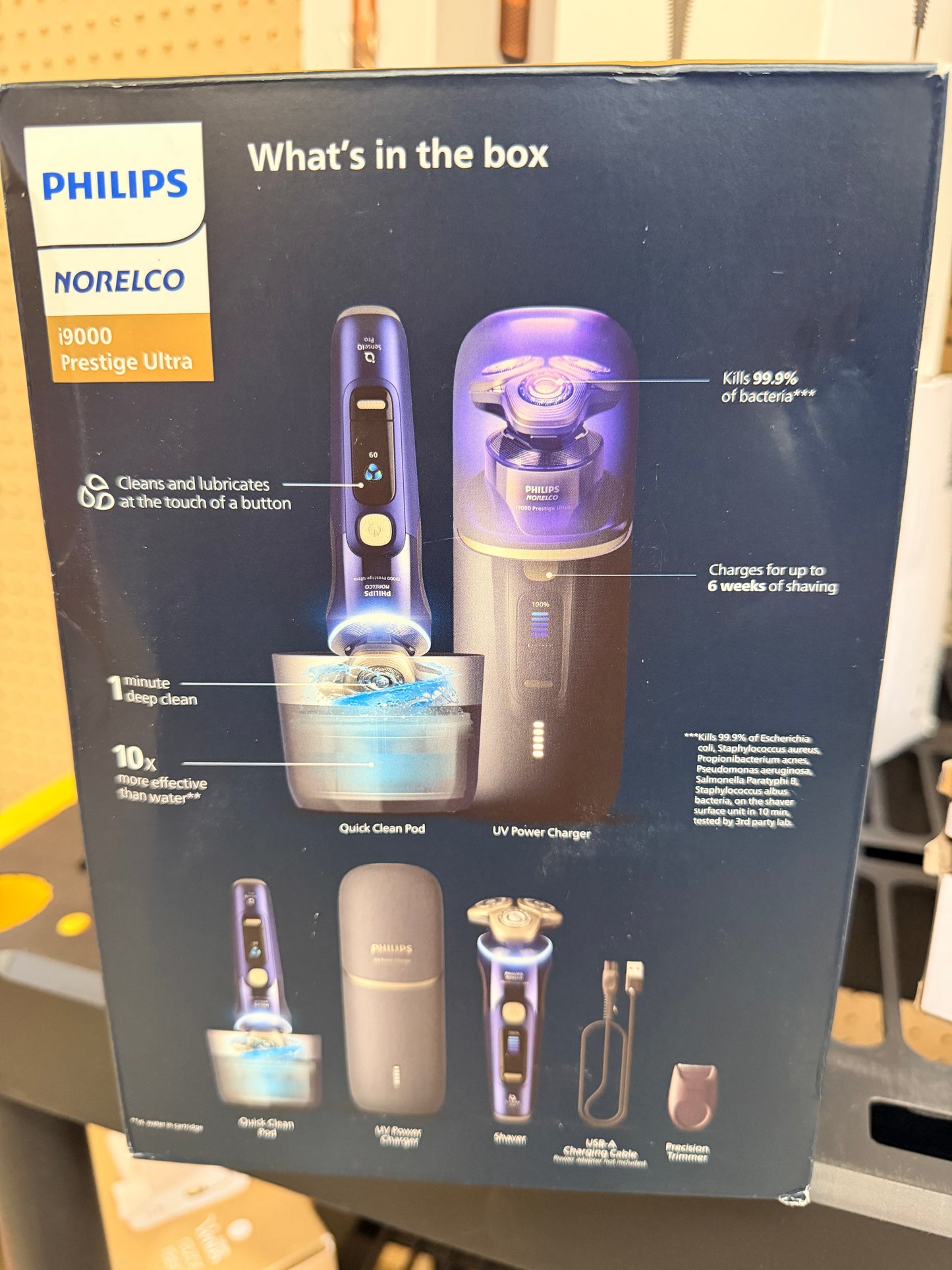 Philips Norelco i9000 Prestige Ultra Electric Shaver Wet Dry SenseIQ Pro