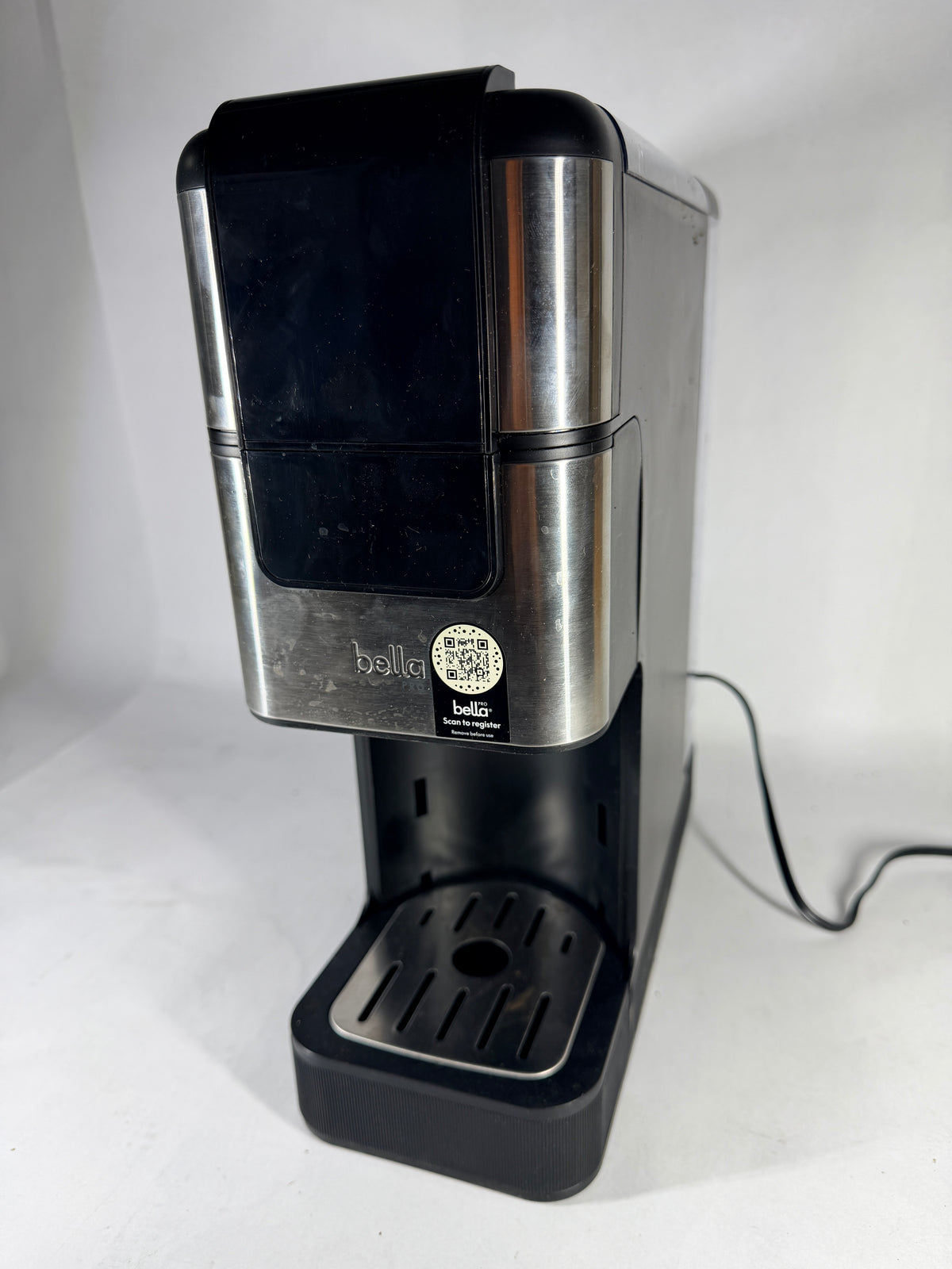 bella PRO Perfect Grind Single-Serve Coffee Maker Burr Grinder 90273 - Used