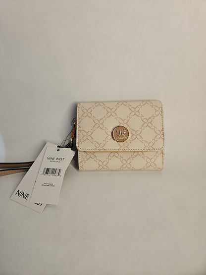 Nine West Natala Wallet - Powder Pink Logo Print