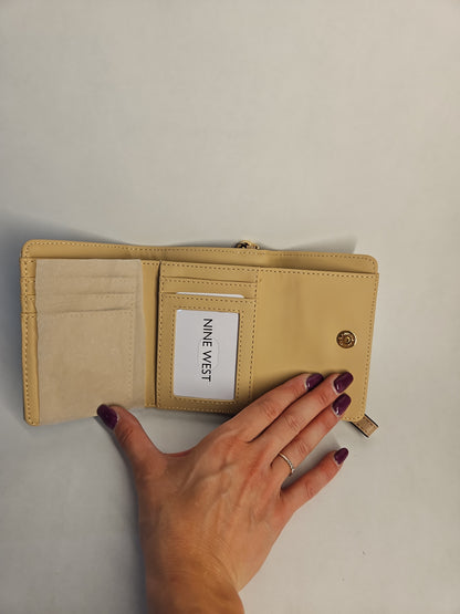 Nine West Natala Wallet - Powder Pink Logo Print
