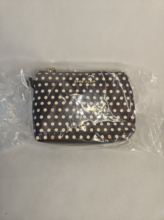Anne Klein Wristlet Pouch - Espresso Polka Dots