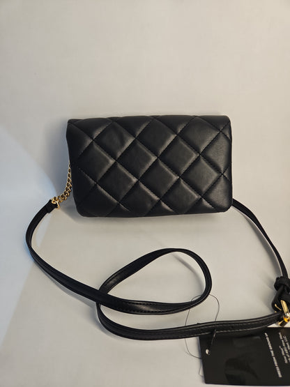 Nine West Emberly Mini Quilted Crossbody Bag – Black (NGV578778)