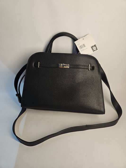 Anne Klein Belted Midi Satchel – Black (AKH6328)