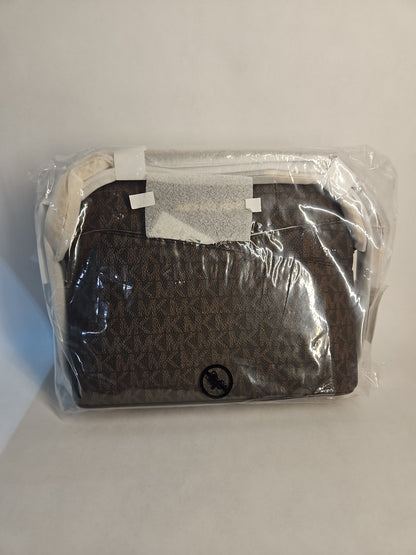Michael Kors Jet Set Travel Medium Logo Dome Crossbody Bag