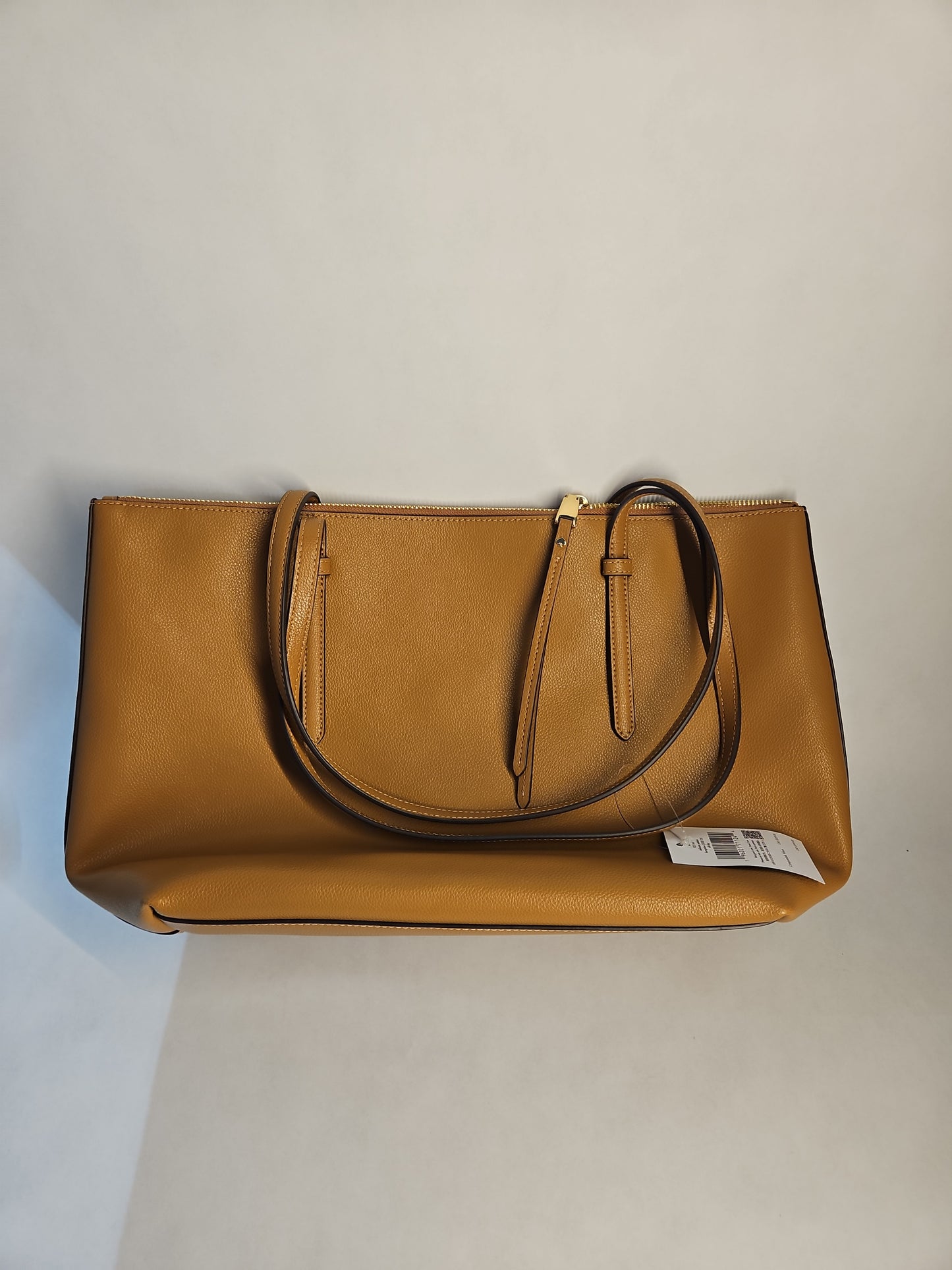 Kate Spade All Day Large Tote Bag Brown Pebbled Leather Purse - Bungalow Brown