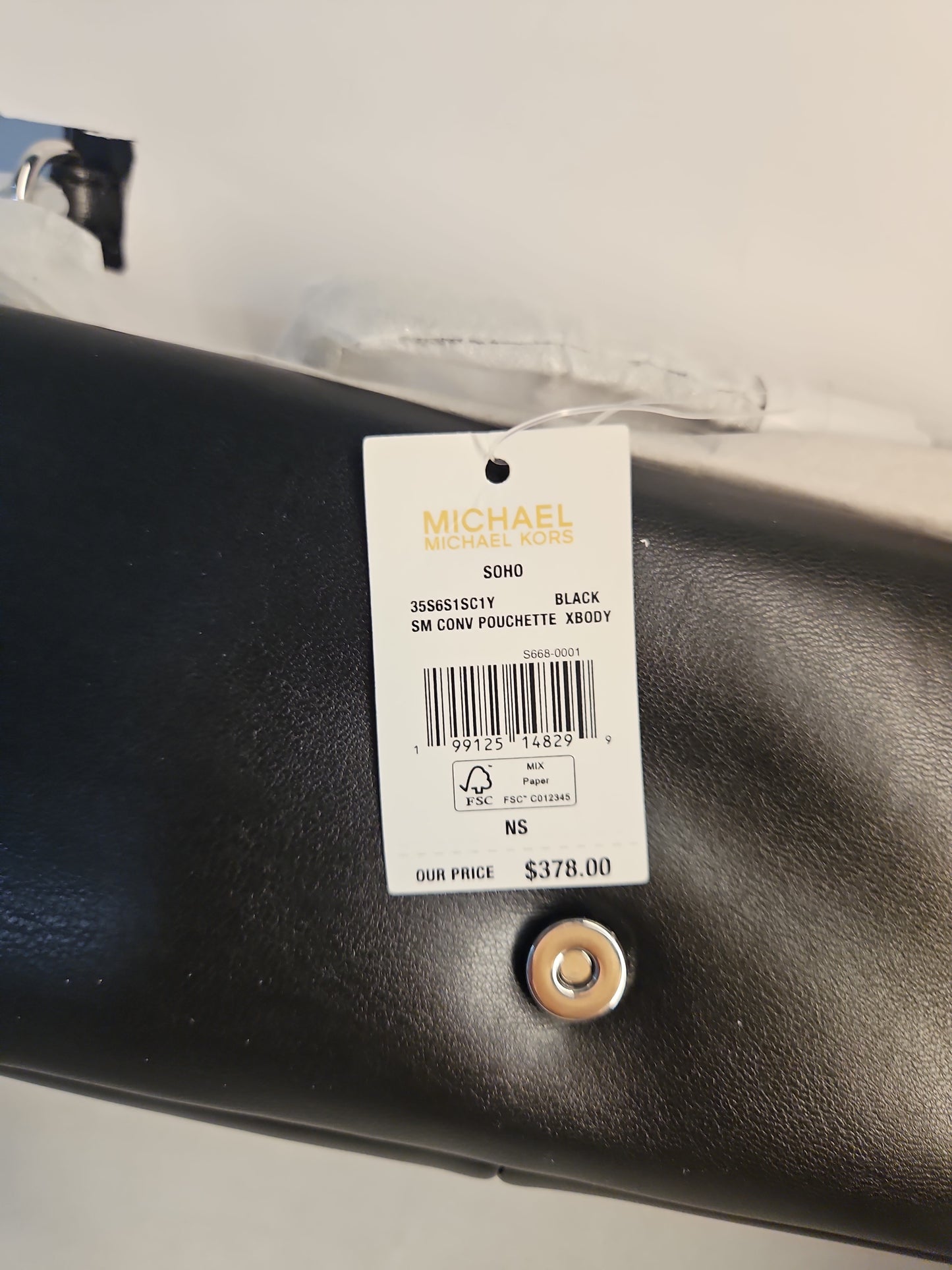 Michael Kors Soho Small Convertible Shoulder Bag - Black