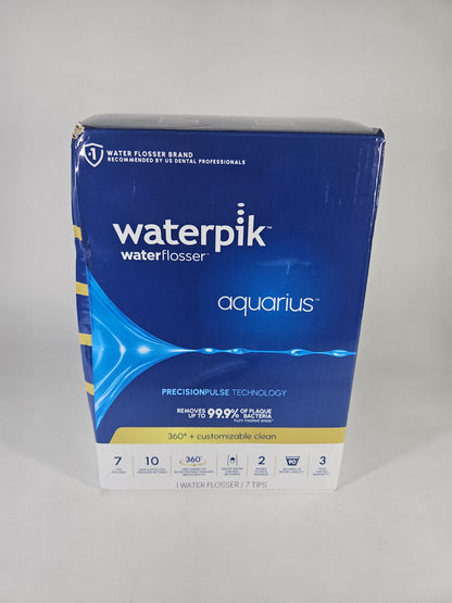 Waterpik Aquarius Electric Water Flosser Navy Open Box Full Accessories Included
