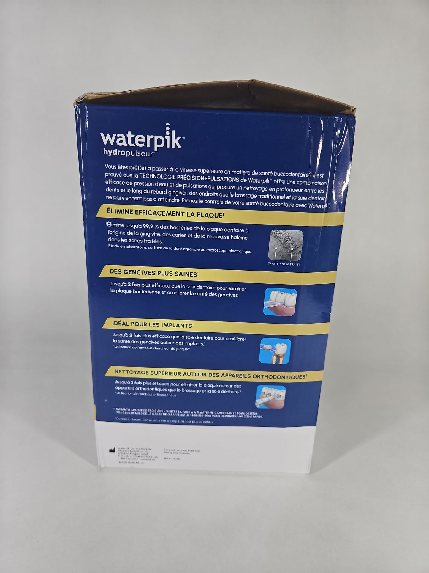 Waterpik Aquarius Electric Water Flosser Navy Open Box Full Accessories Included